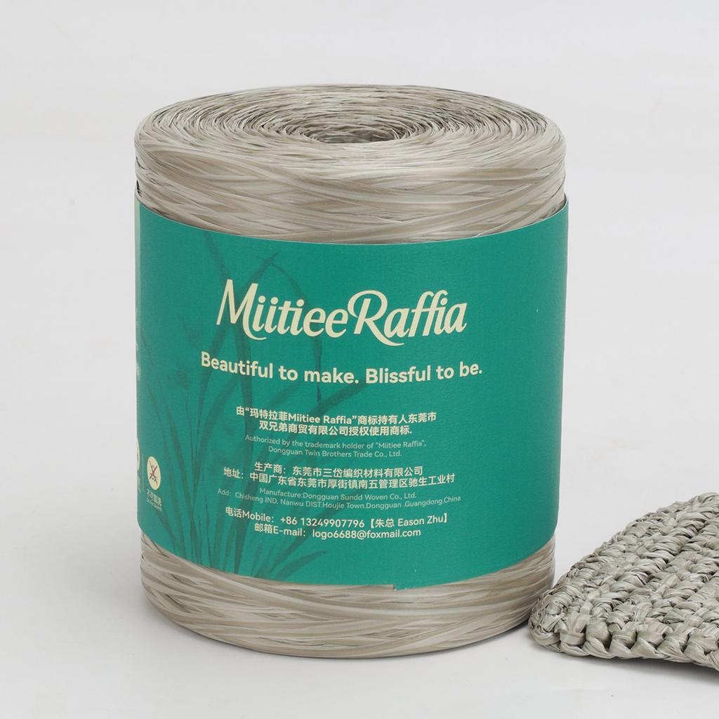 MT001-MT087 Natural Raffia Yarn For Wrapping Knit Wire Natural Color Matte Texture Raffia Paper Ribbons For Hat DIY Decoration