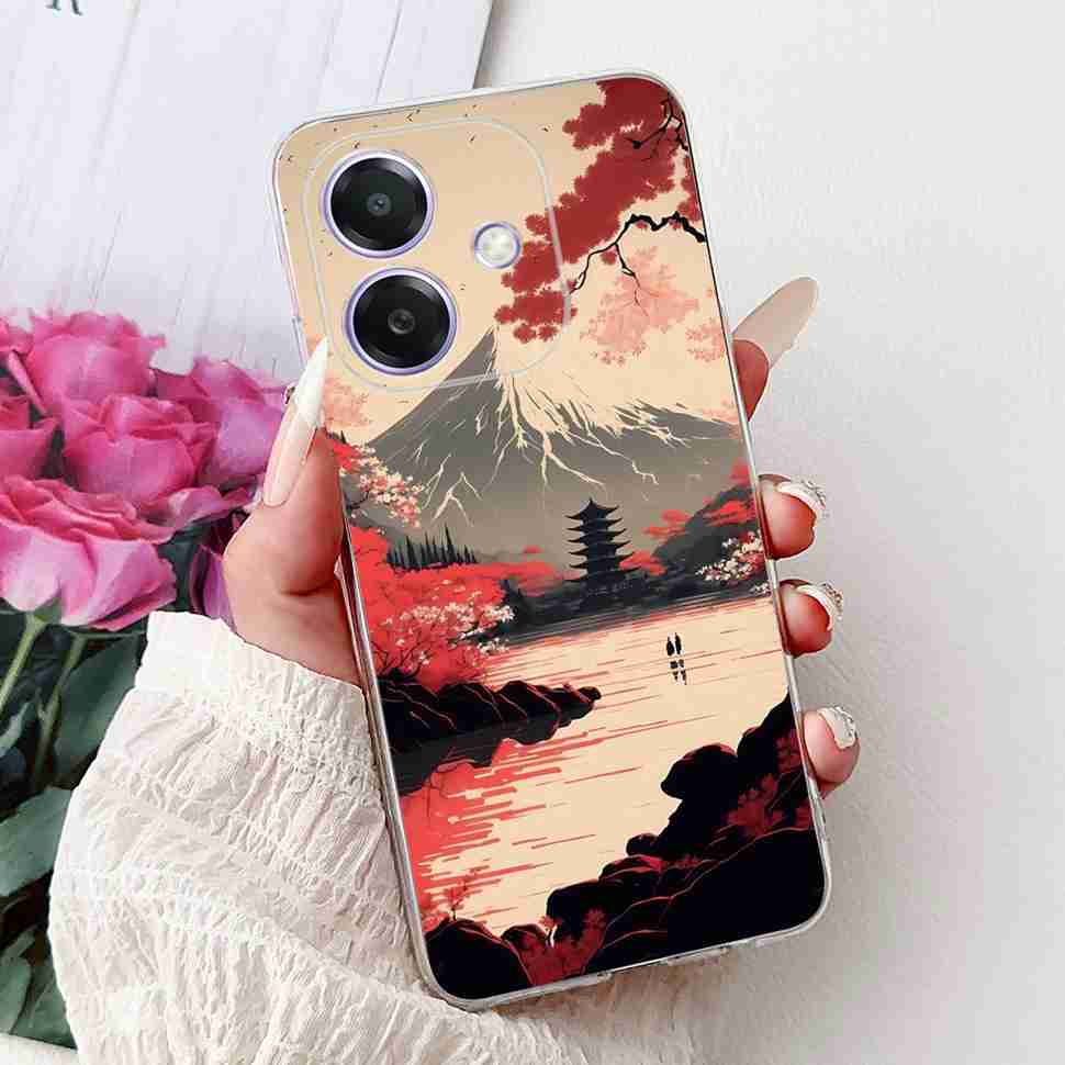 For Oppo A3 4G CPH2669 Funda Popular Painted Soft Silicone Phone Case For Oppo A3X A3 X 5G CPH2681 Back Cover Casing