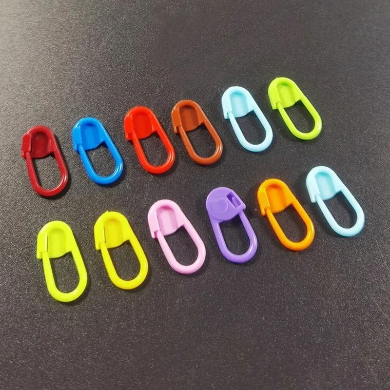 50PCS Mix Color Knitting Tools Locking Stitch Markers Crochet Latch Marker Pin