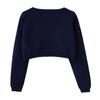 Pure Cotton A-type Sunflower Children's Shawl Summer Air-conditioning Shirt Girls Knitted Cardigan Jacket