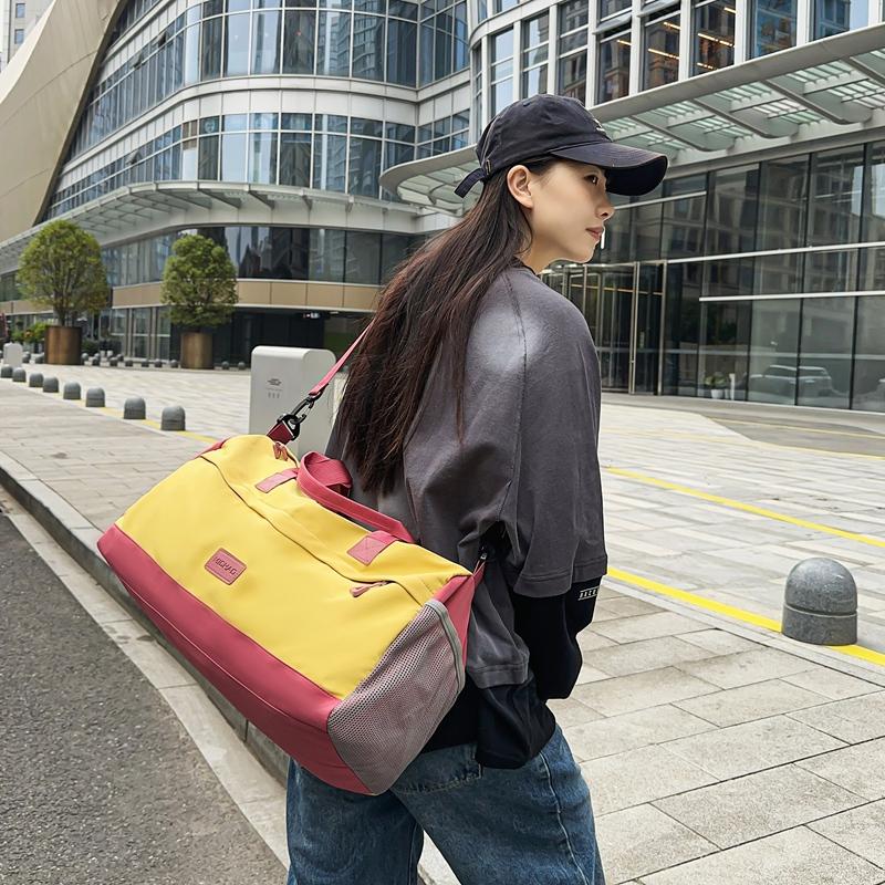 Travel Bag Large Capacity Short-Distance Lightweight Duffel Bag Sports Fitness Bag Storage Bag Yoga Bag