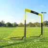 5 X 3.5ft Pop Up Football Goal with Carry Bag, Easy Setup