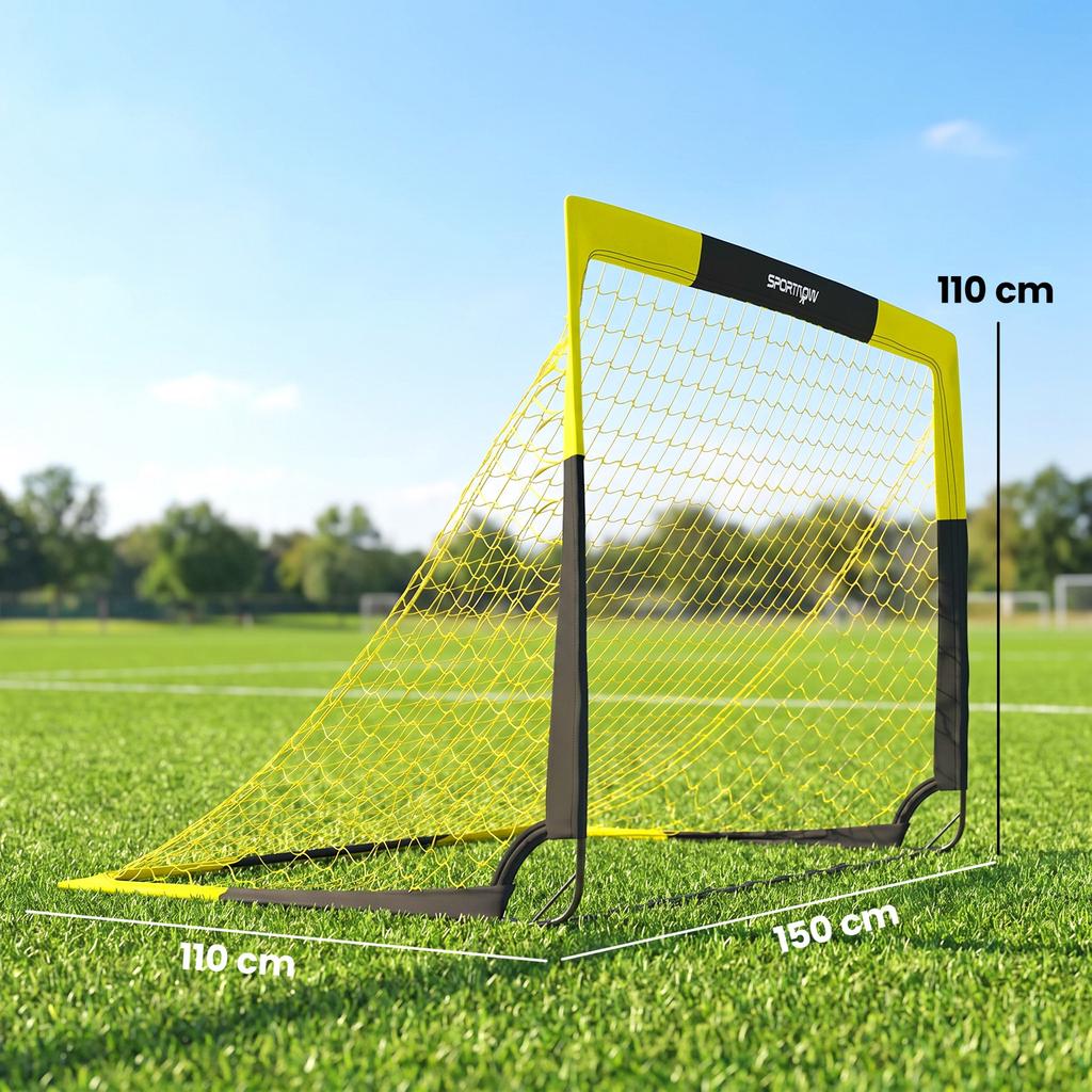 5 X 3.5ft Pop Up Football Goal with Carry Bag, Easy Setup