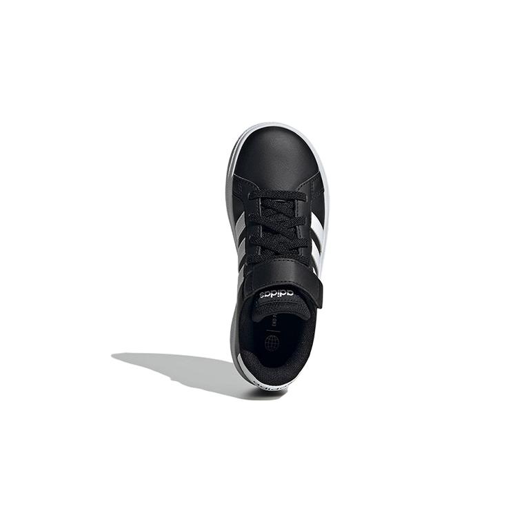 adidas Grand Court J 'Black White' GW6513
