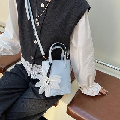 Popular Small Bag Women's Summer New Simple Messenger Bag Portable Bucket Bag
