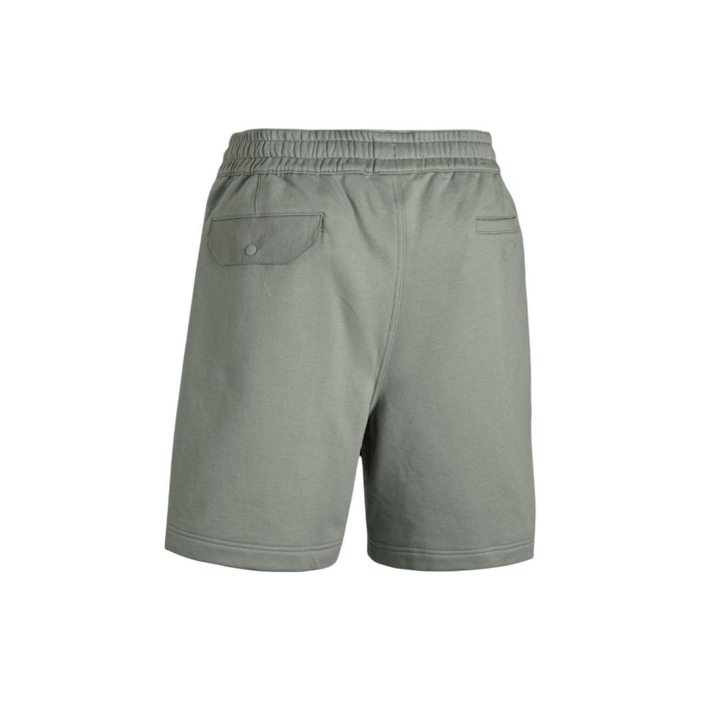 Under Armour Solid Color Fleece Comfortable Straight Leg Casual Shorts Men shorts Jungle-Green 1387978-504