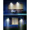MPJ Solar Light for Outdoor, 106 LED Solar Light Outdoor with Motion Sensor, IP65 Waterproof, 120° Lighting Angle, Solar Wall Light for Garden with