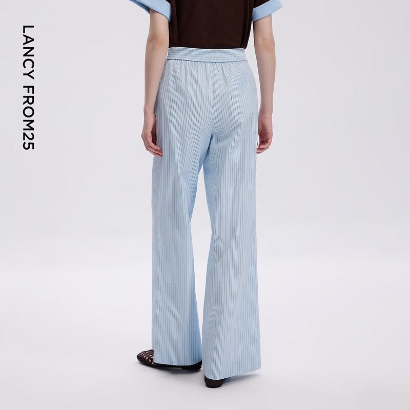 LANCY Women's Smart Comfort Wide-Leg Pants