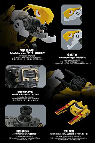 52TOYS BEASTBOX BB 01 DIO PMK [Dio Plastic Model Kit] Bonus Armor Included Ver. Non-Scale ABS & POM Assembled Plastic Model