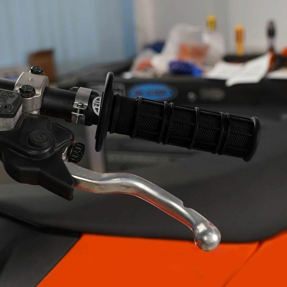 Soft Rubber Motorcycles Handle Bar Grips 22mm 7/8" Motorcycle handlebar