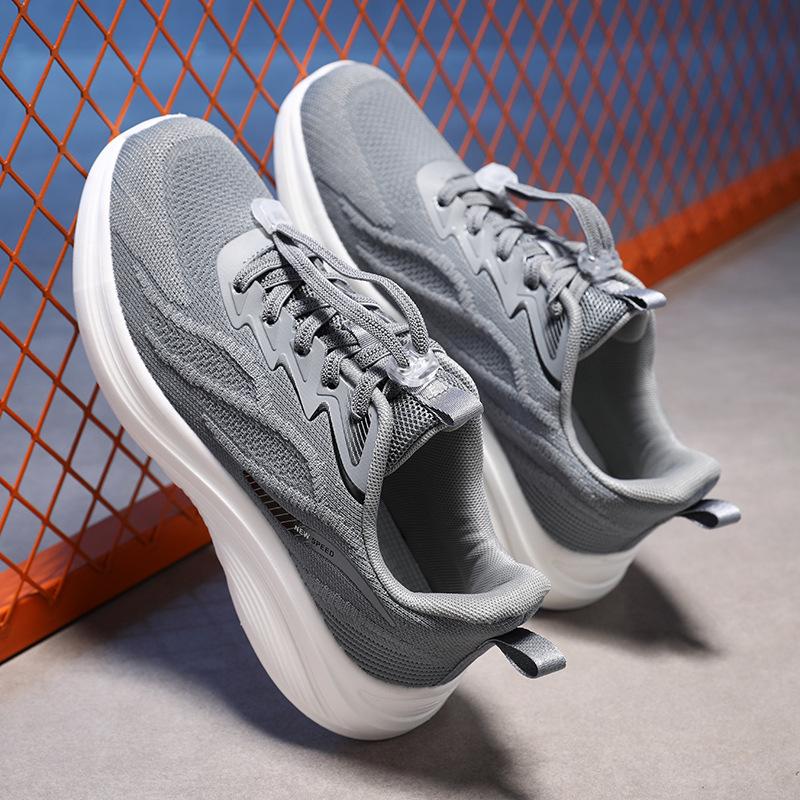 Fashion Casual Outdoor Running Ultra Light Wear-resistant Sneakers Couple Breathable Flying Flag Mesh Women's Shoes