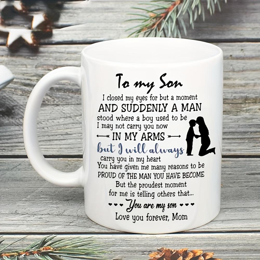 Creative Ceramic Coffee Cup As A Birthday Gift From Mother To Son, Milk Mug Breakfast Cups Household Drinkware