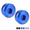 Cycle Pedal Screw Cap Aluminum Alloy M14 Thread 5MM Pedal Screw Cover for Mountain Cycle