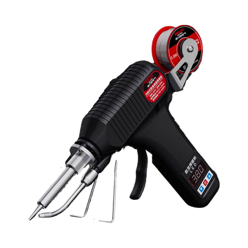 DELIXI Electric Auto-Feed Soldering Iron with Digital Display & Adjustable Temperature
