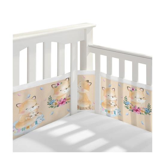 Bed Fence Set Keep Arm Legs Safe Crib Mesh Easy Installation Breathable Crib Guardrail Household Baby Products