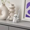 Ghost Pen Holder, Halloween Cute Ghost Desk Organizer, Spooky Pen Rest Stand for Pencils, Funny Office Home Decor