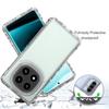 For Redmi Note 14 Pro 5G Phone Case,3 In 1 Shockproof Slim Fit Clear Fullbody Protective Cover For Redmi Note 14 Pro 5G