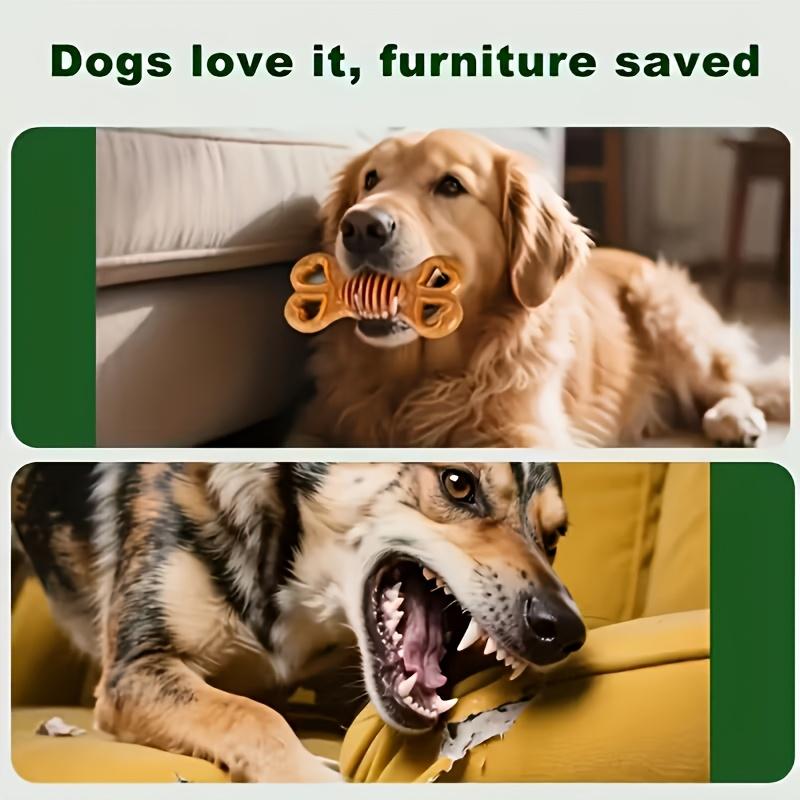 Indestructible Dog Bone Toy, Durable Textured Chew Toy Perfect for Aggressive Chewers, Suitable for Puppies