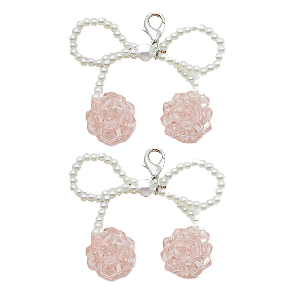 2 STK Stilvoller Kirschschuh-Anhänger Kirsch-Anhänger Herz Taschenanhänger Moderner Taschenanhänger Elegante Kirsch-Schlüsselanhänger für Schuh