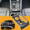 For -2025 Chevy Colorado Carbon Fiber Center Console Gear Shift Panel Cover