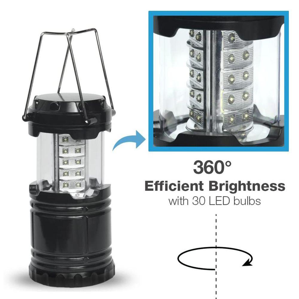 Outdoor Flashlight Portable Camping Light Working Lighting 30LED Tent Lamp Emergency Lantern