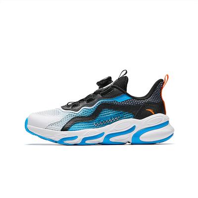 Childrens Red Flame Stubborn Bounce Technology Fashion Trend Breathable Lightweight Shock Absorption Low-Top Running Shoes A12435573H-7