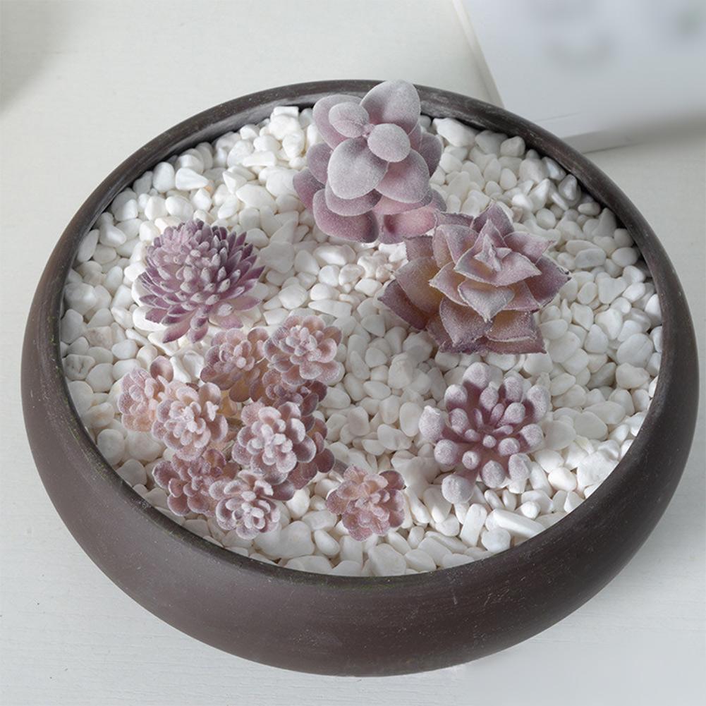 Charming For Bonsai Succulent Arrangement For Home Office Decor Artificial Succulents Plant Small Bonsai Decor Without Basin
