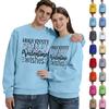 Men's Round Neck Long Sleeve Top, Unisex, Couple Casual Sports Top