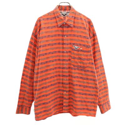LONGUE DISTANCE 80s Vintage Made In France Overall Handle Long Sleeve Shirt Men's Used