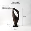 Resin Handicraft Abstract Hollow Art Sculpture Abstract Decorative Objects Decorative Figurines Home Decoration Accessories