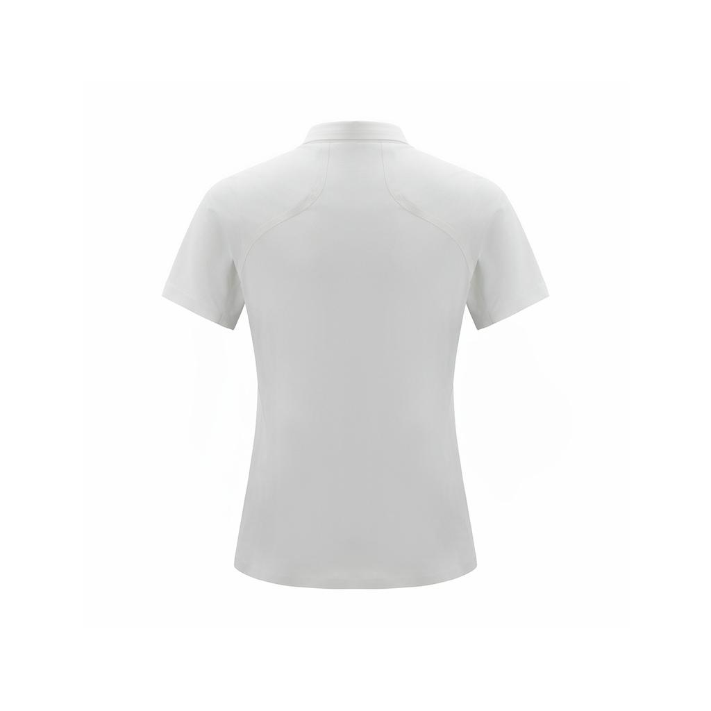 Under Armour Commuter Series Quick-Dry Breathable Simple Short Sleeve Polo Shirt Women tops Optical-White 15227225-0107