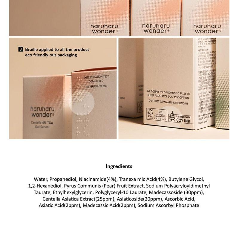 haruharu wonder - Centella 4% TXA Gel Serum