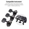 Black Color Classical Guitar Machine Heads Open Frame Style Guitar Tuning Keys  Classical Guitar
