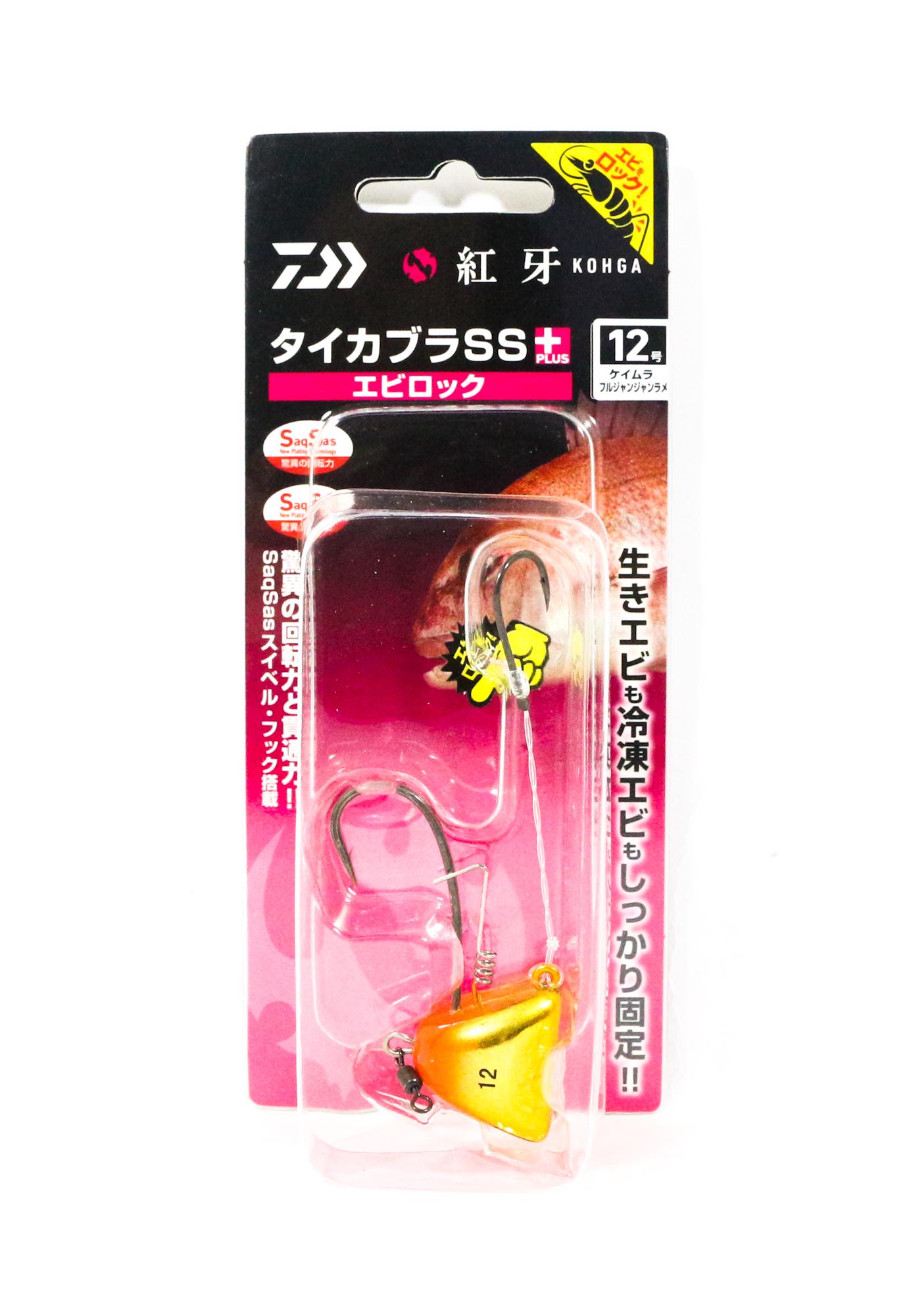 

Распродажа Daiwa Kabura SS+ Tenya Jig Size 12 UV Orange/GD 003226