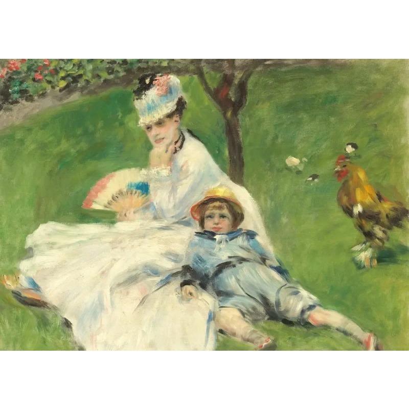 Canvas Painting Vintage Pierre Auguste Renoir Artworks Lunch of The Boating Party Art Poster Wall Prints Picture Room Home Decor
