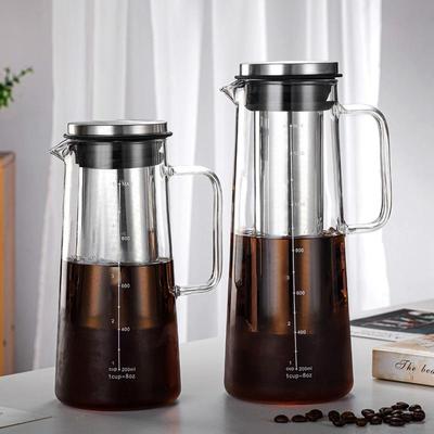Szklany dzbanek do kawy i herbaty Cold Brew z filtrem