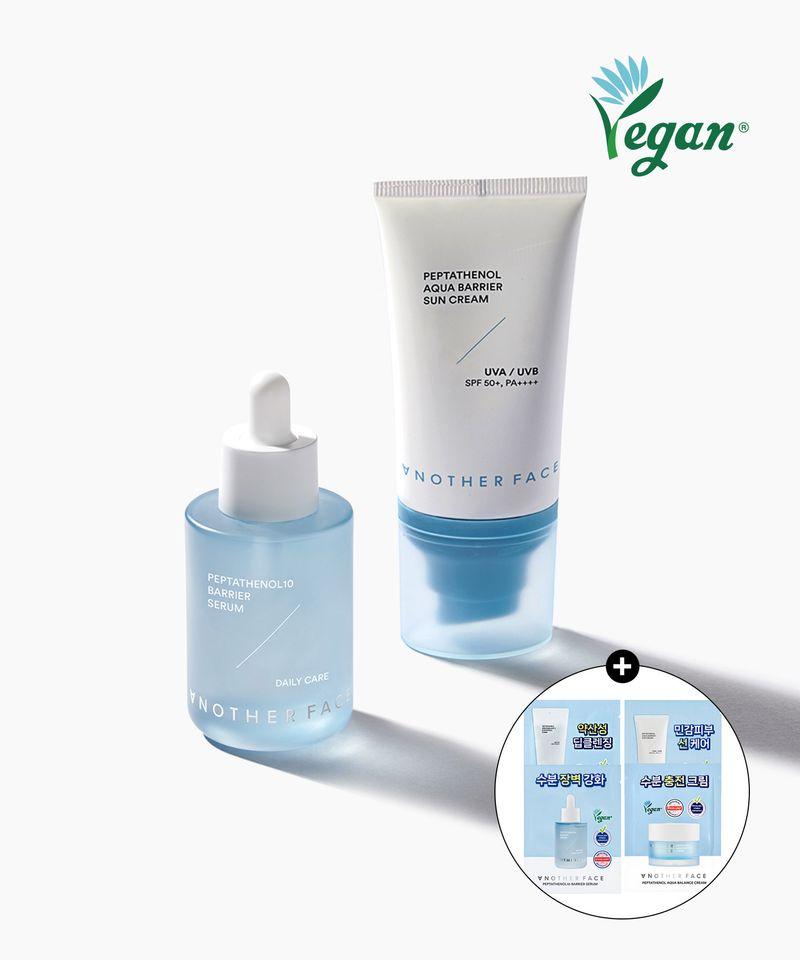 Peptatenol 10 Barrier Serum 40ml + Sunscreen 50ml (+ Sample Kit Gift)