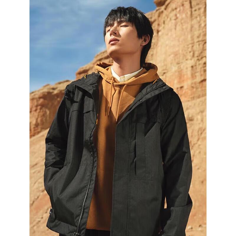 

Мужская ветрозащитная куртка с капюшоном Timberland для активного отдыха S