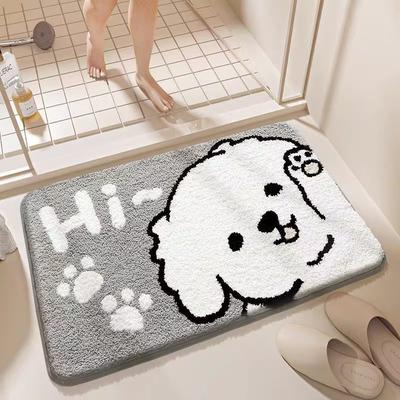 Cartoon Badezimmer saugfähige Bodenmatte, Heimtoilette, Badezimmer Imitatkashmir dicke Fußmatte, Kinderzimmer Türmatte