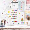 Colorful Inspirational Wall Stickers Letters Slogan Children's Room Kindergarten Decoration Cartoon Pvc Self-adhesive Letters Wall Stickers