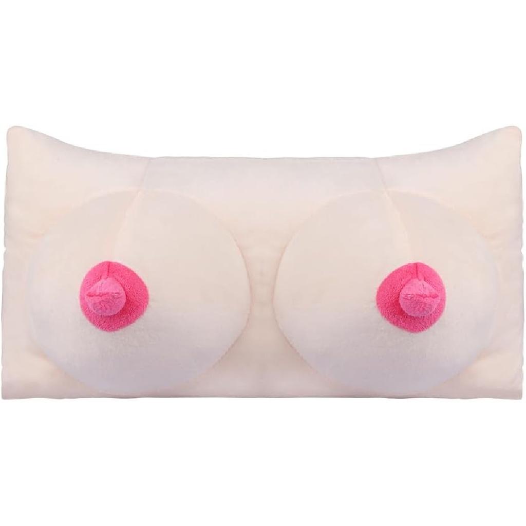 Ibluelover Boobs Breasts Pillow Cushion Soft Plush Sleep Pillow for Neck and Shoulder Funny Chest Pillow Gifts for Couples