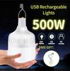Camping Light Rechargeable Emergency Lamp Outdoor Portable Lanterns with Hook for Tents Battery Bulb