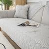 Sofa Cushion Four Seasons Universal Non-Slip Fabric Pure Cotton Simple Modern Seat Cushion Cotton Solid Wood Sofa Cover Towel Cover Cloth