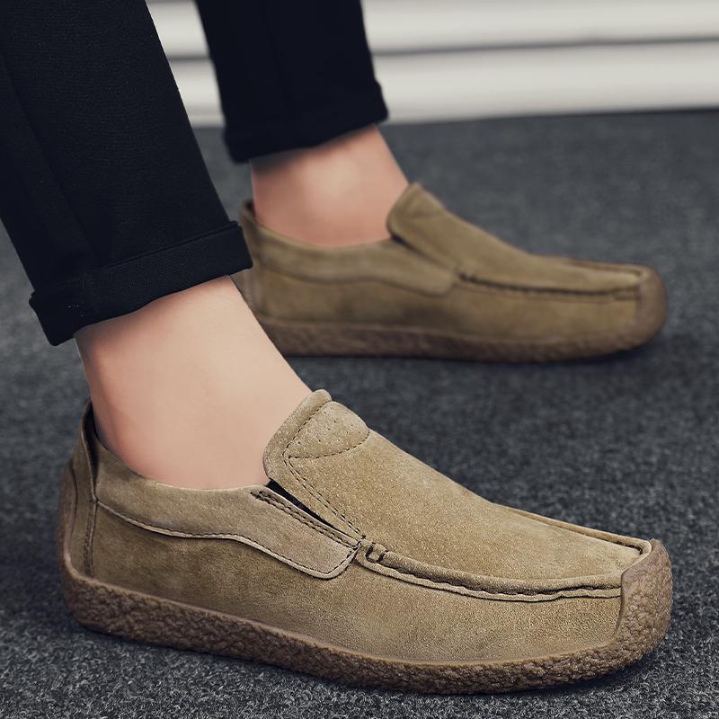 Fashion Men's New Comfort Loafer Shoes Lightweight Soft Sole Breathable Slip-On Walking Shoes Walk Sneakers Daily Commute Casual Shoes