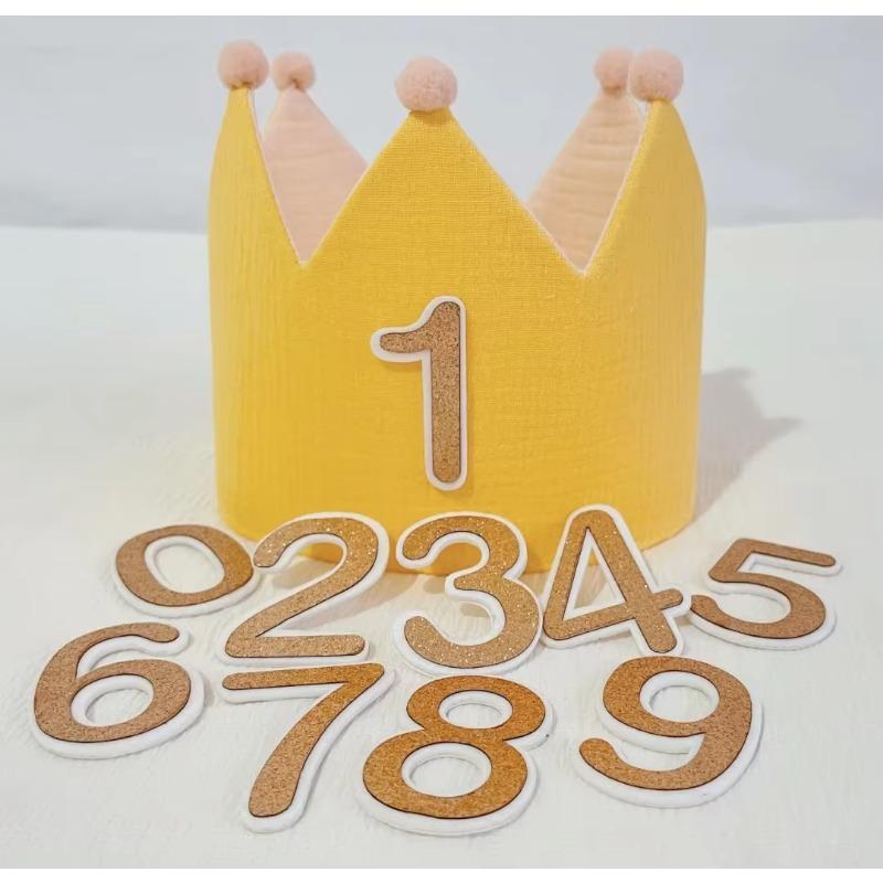 Cotton Crown Props Children Photography Props Photoshoot Birthday Crown Hat Fotografia Accessories Birthday Party Props