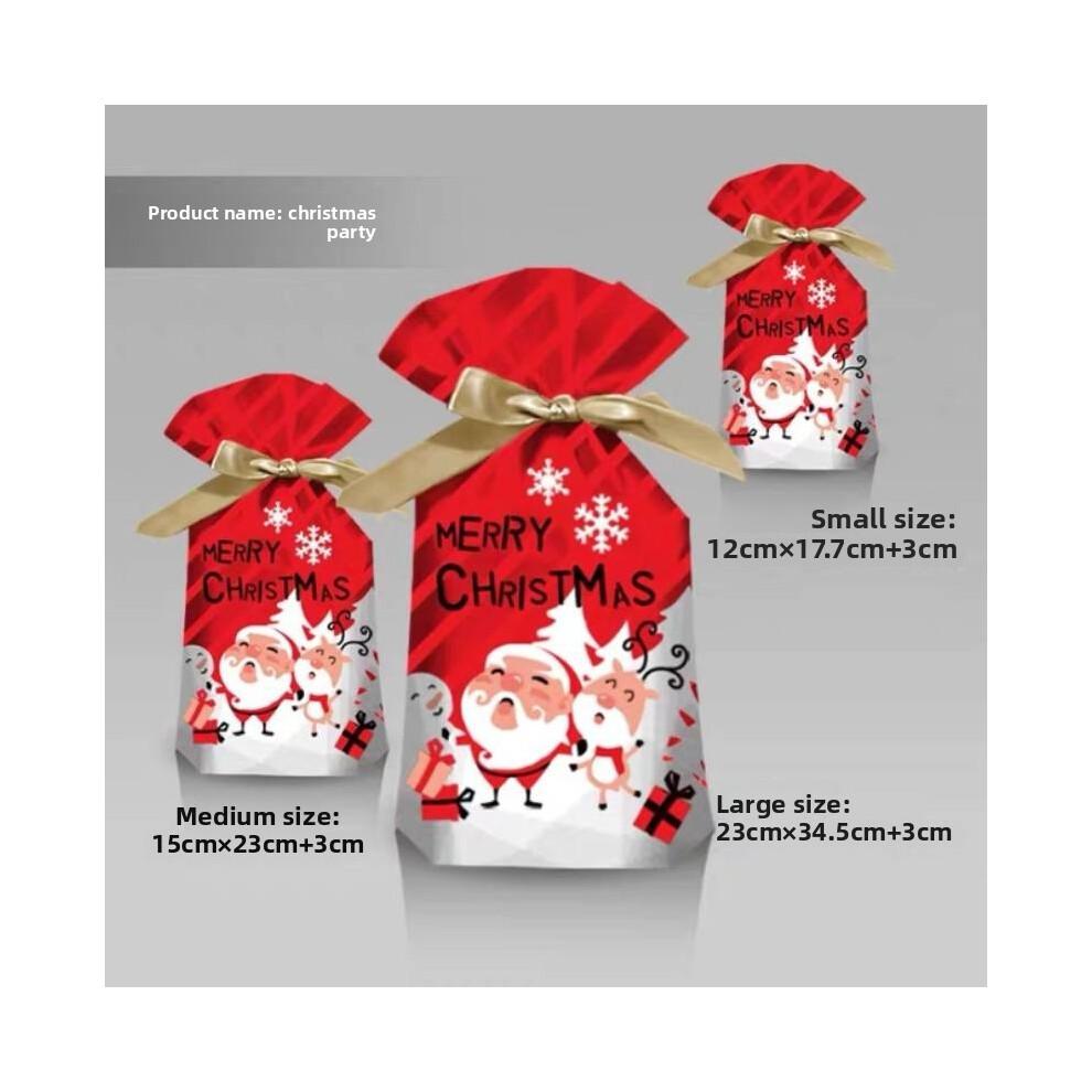 50 Pcs Large Christmas Sacks Party Gift Bags Drawstring Wrap Storage Present