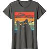 Funny Cat Tee Galaxy Cat Men Shirt Spaceship Alien Cat UFO Women T-Shirt Cotton Four Seasons Daily Shirts for Men