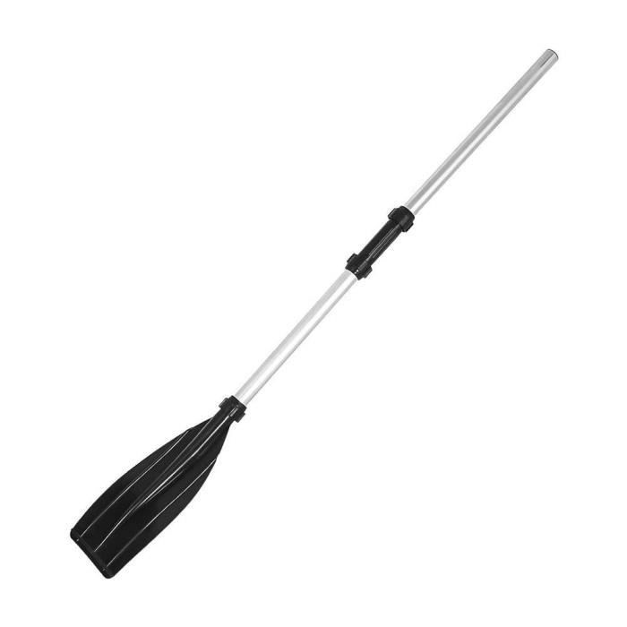 Tbest rames de bateau 2 pièces en alliage d'aluminium détachable léger lame nervurée kayak pagaies bateau avirons