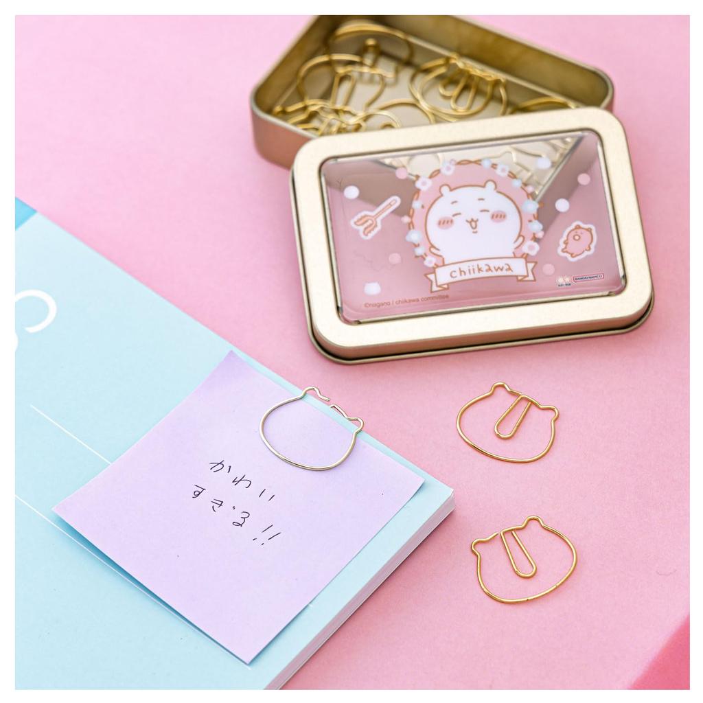Sunstar Stationery Chiikawa Clip with Chiikawa S3625150 Case,