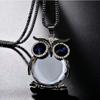 Collana con Pendente Gufo Fortunato della Notte da Donna e Lunga Catena da Maglione Guardiani della Notte Collana con Pendente Gufo Adorabile Collana con Pendente Animale